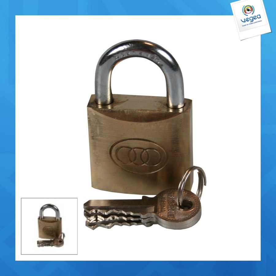 Tri-circle cadenas personnalisé 38mm