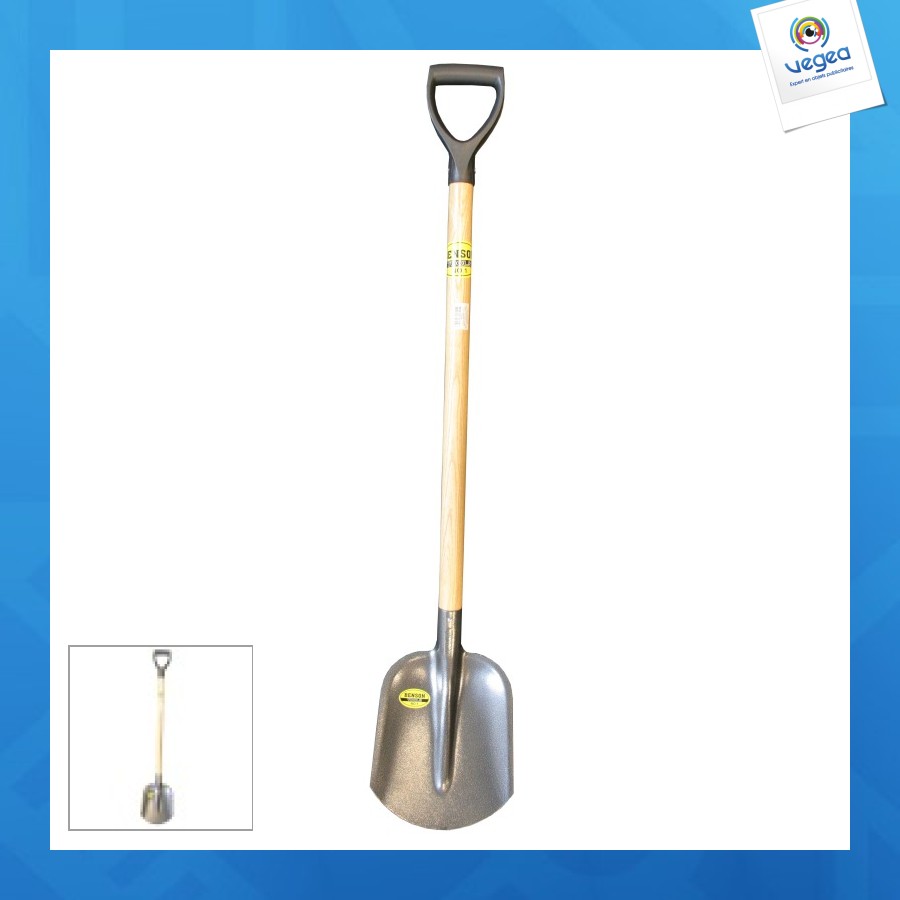 Promotion bêche manche bois 1150mm