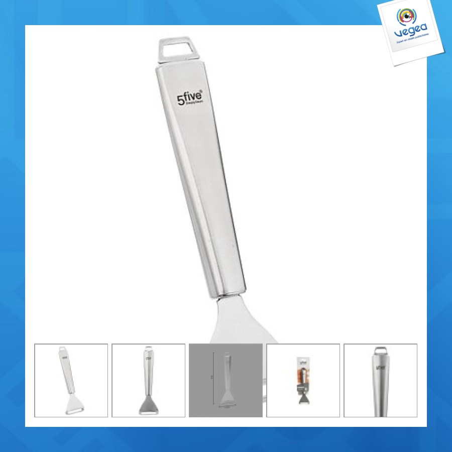 Eplucheur publicitaire rasoir inox sp, argent