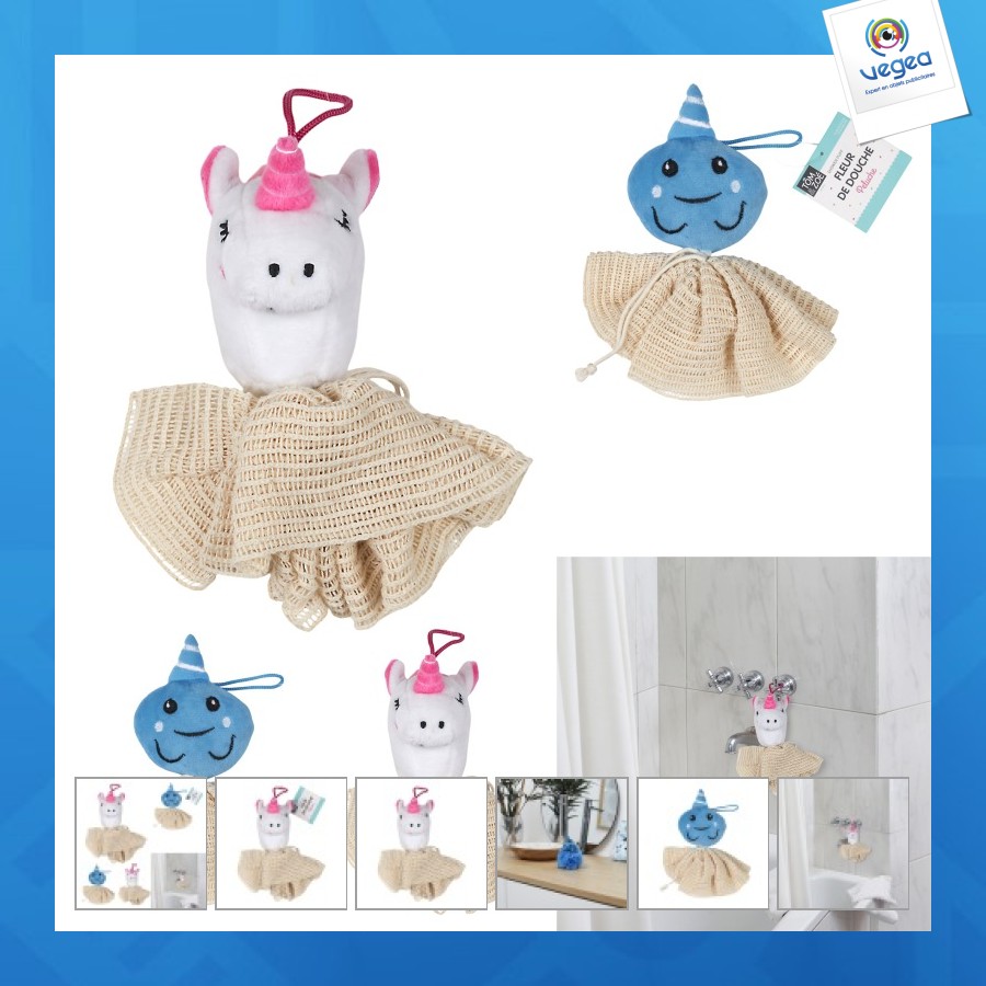Fleur de douche personnalisable enfant, 2-fois assorti