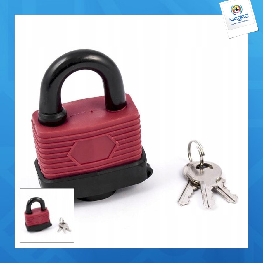 Cadenas personnalisé étanche laminé 65mm