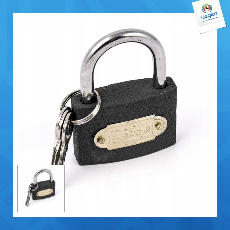 Cadenas personnalisé en fonte trempée 60mm avec cadenas