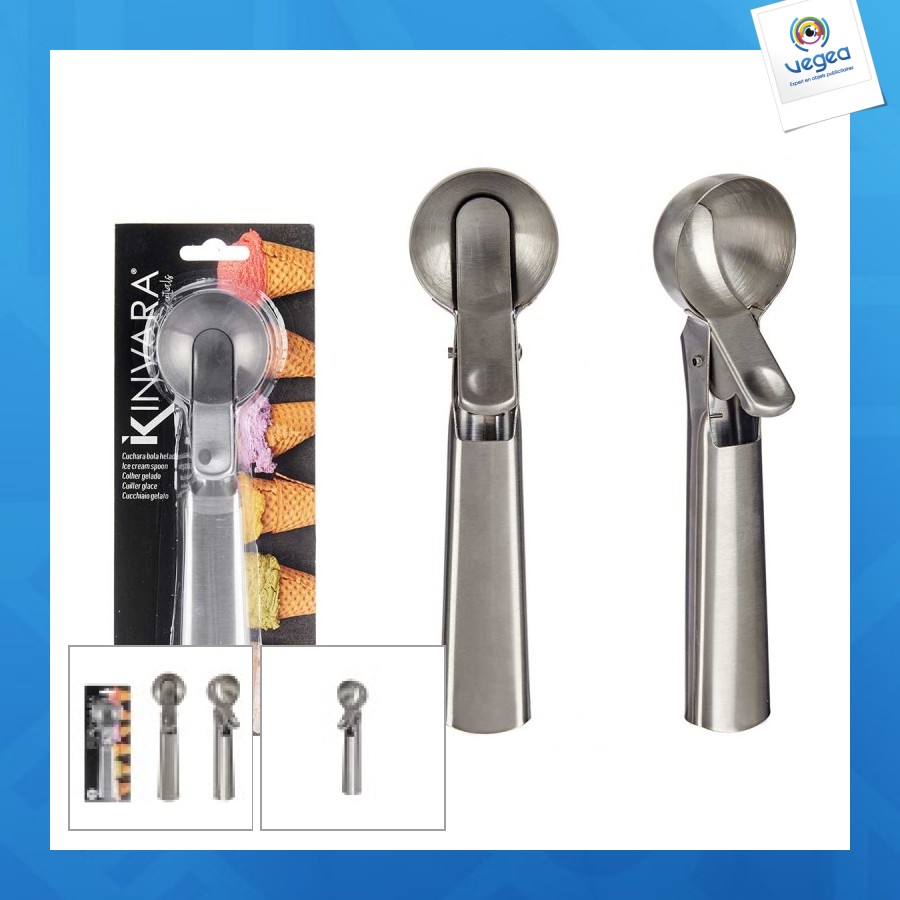 Cuillère à glace personnalisée en acier
