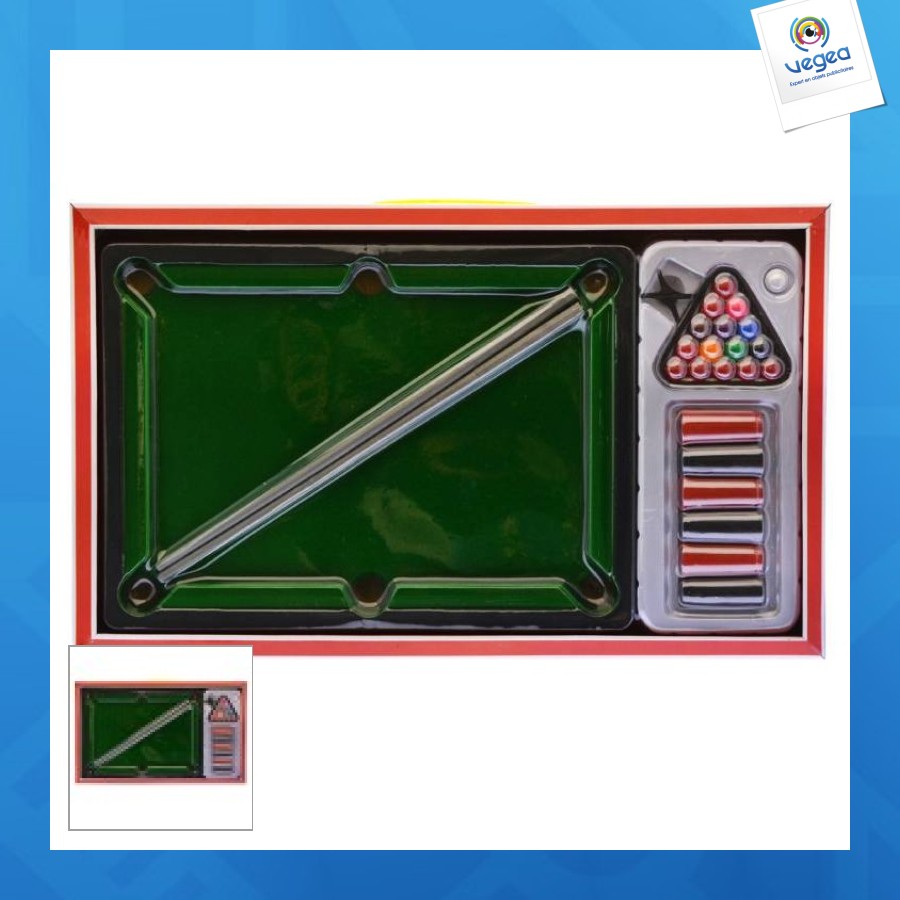 Table de billard promotionnel 46,5x28cm