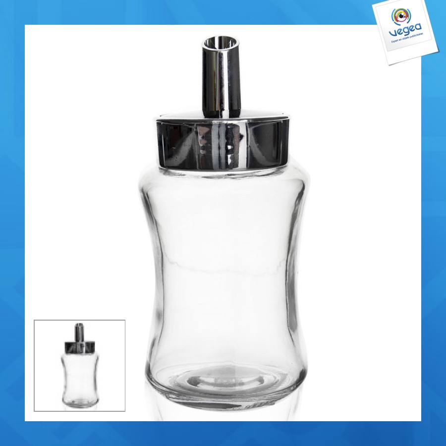 Sucrier publicitaire en verre 230ml