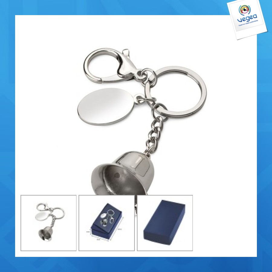 Porte-clés - cloche publicitaire