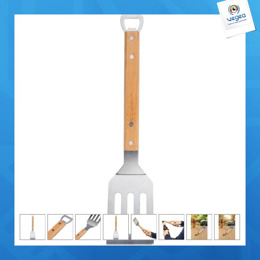 Spatule pour barbecue en acier inoxydable saphira