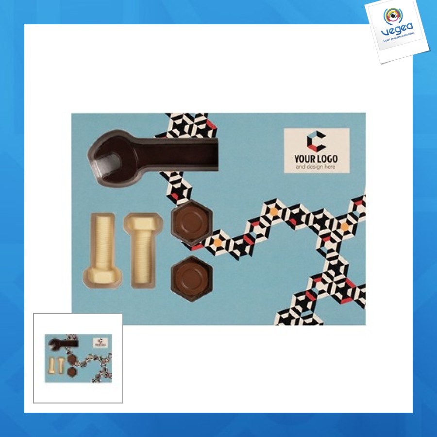 Set d'outils en chocolat