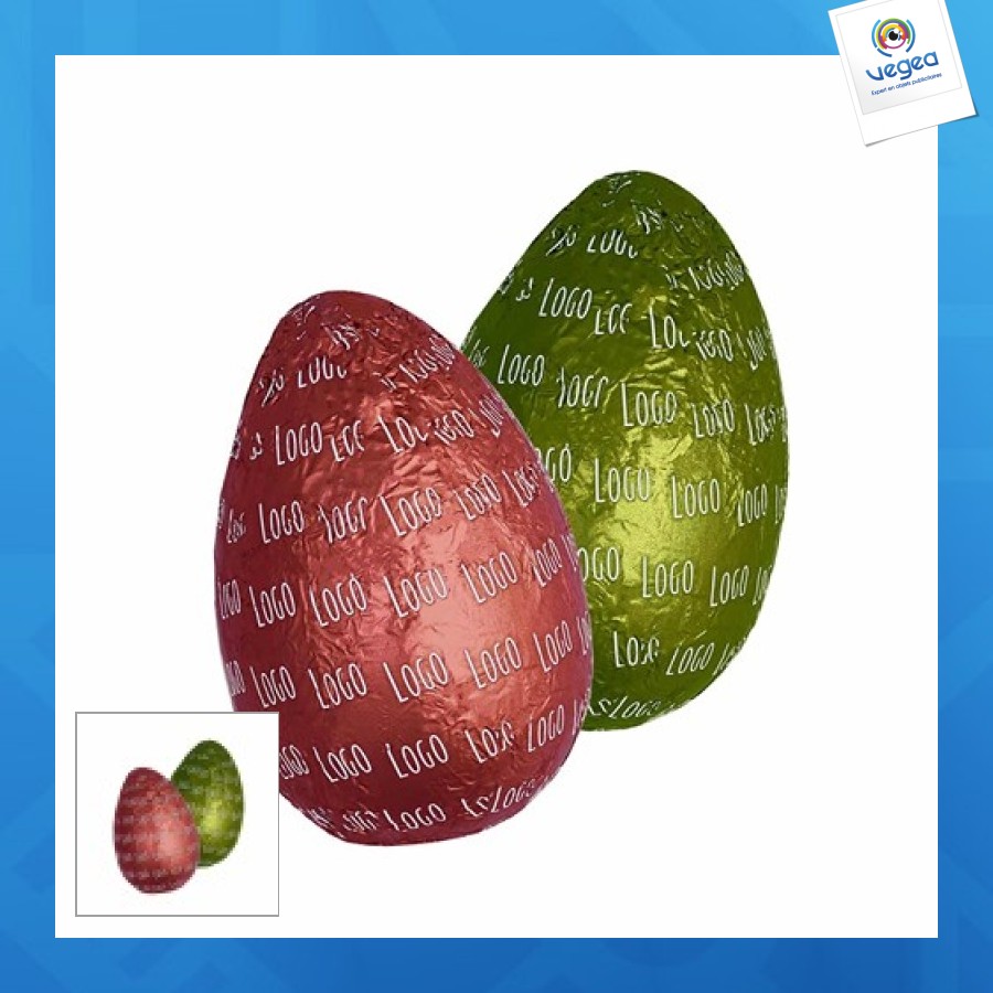 Oeuf en chocolat avec logo 30 g