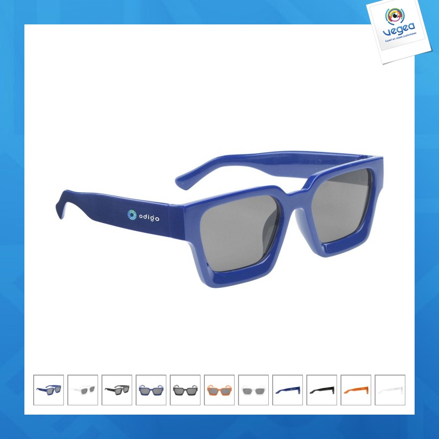 Lunettes de soleil personnalisables au design rétro saisissant