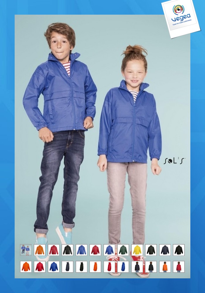 Coupe-vent promotionnel non doublé enfant
