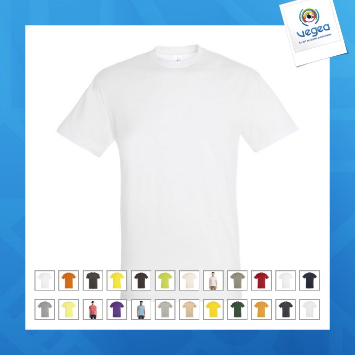 T-shirt avec logo col rond 150g/m² regent