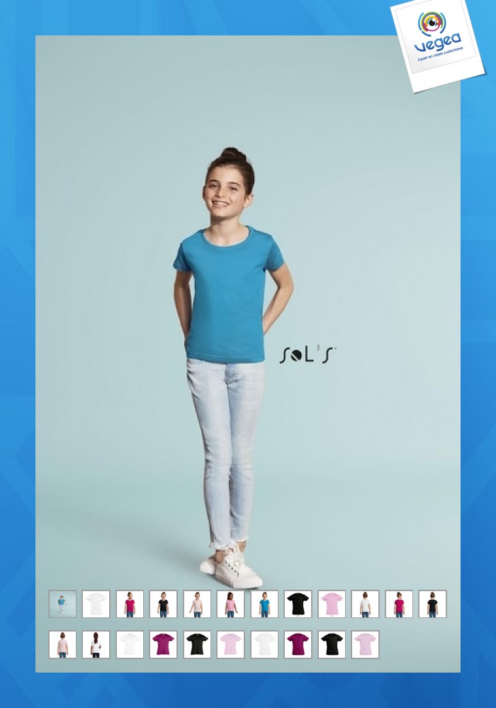 T-shirt enfant publicitaire 150g/m²