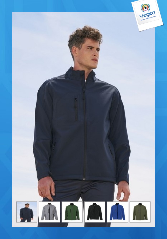Softshell zippée relax