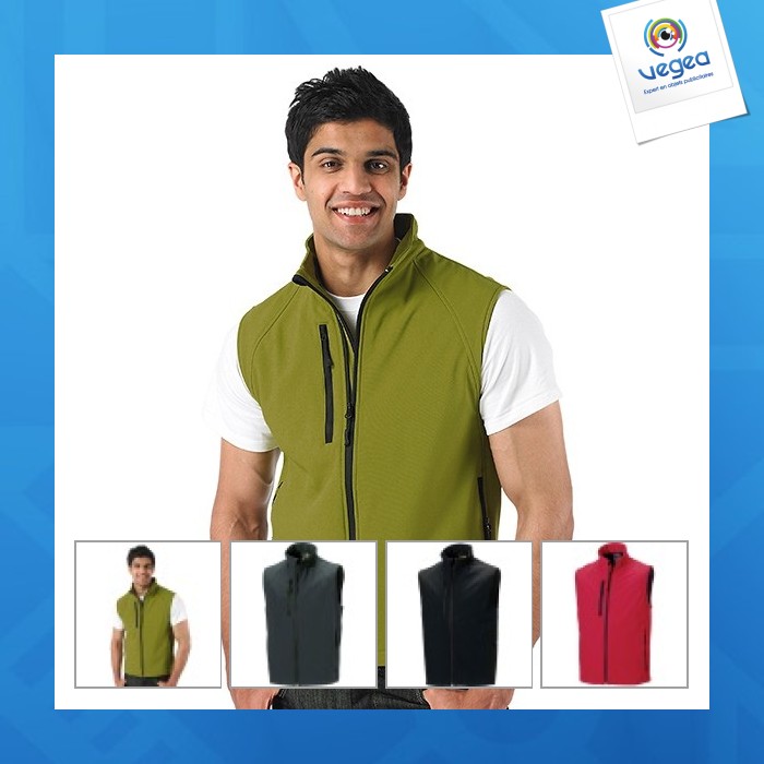 Bodywarmer soft shell homme russell