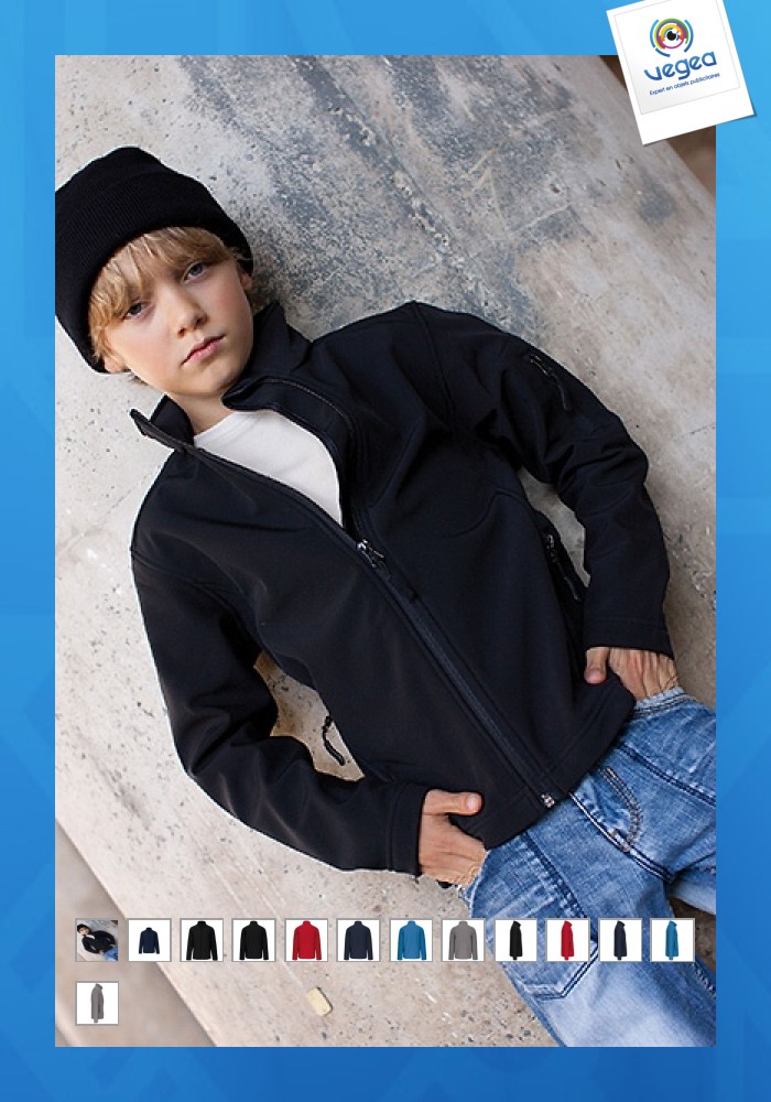 Veste enfant softshell kariban