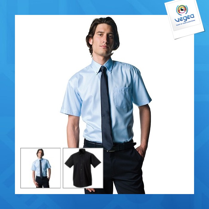 Chemise manches courtes homme sans repassage russell collection