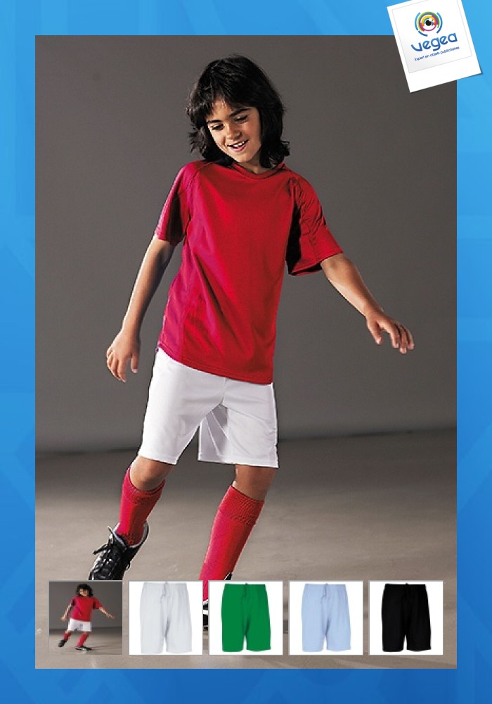 Short avec logo de sport enfant proact