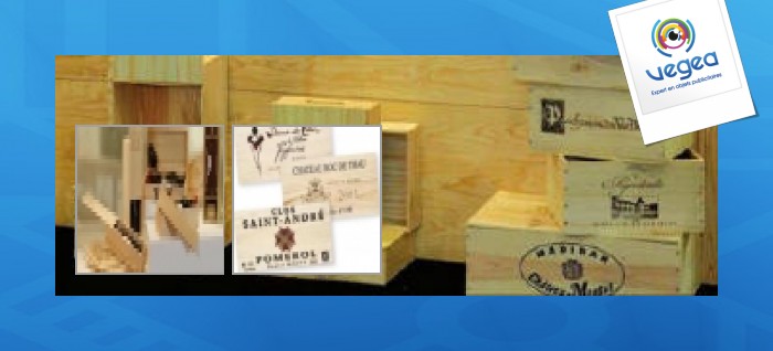 Caisses à vin en bois