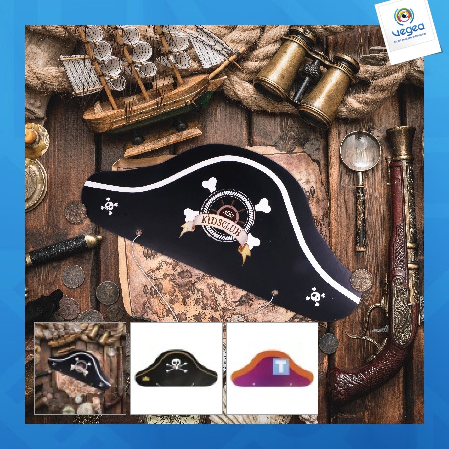Chapeau de pirate en carton