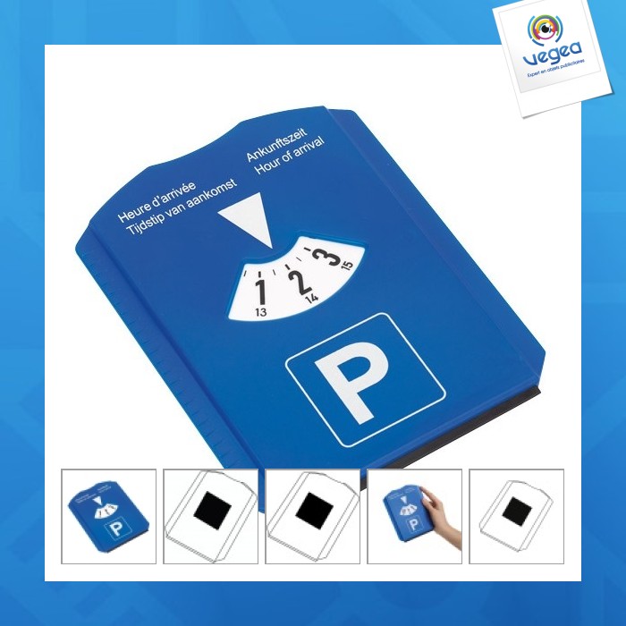 Disque de stationnement avec gratte-glace personnalisé