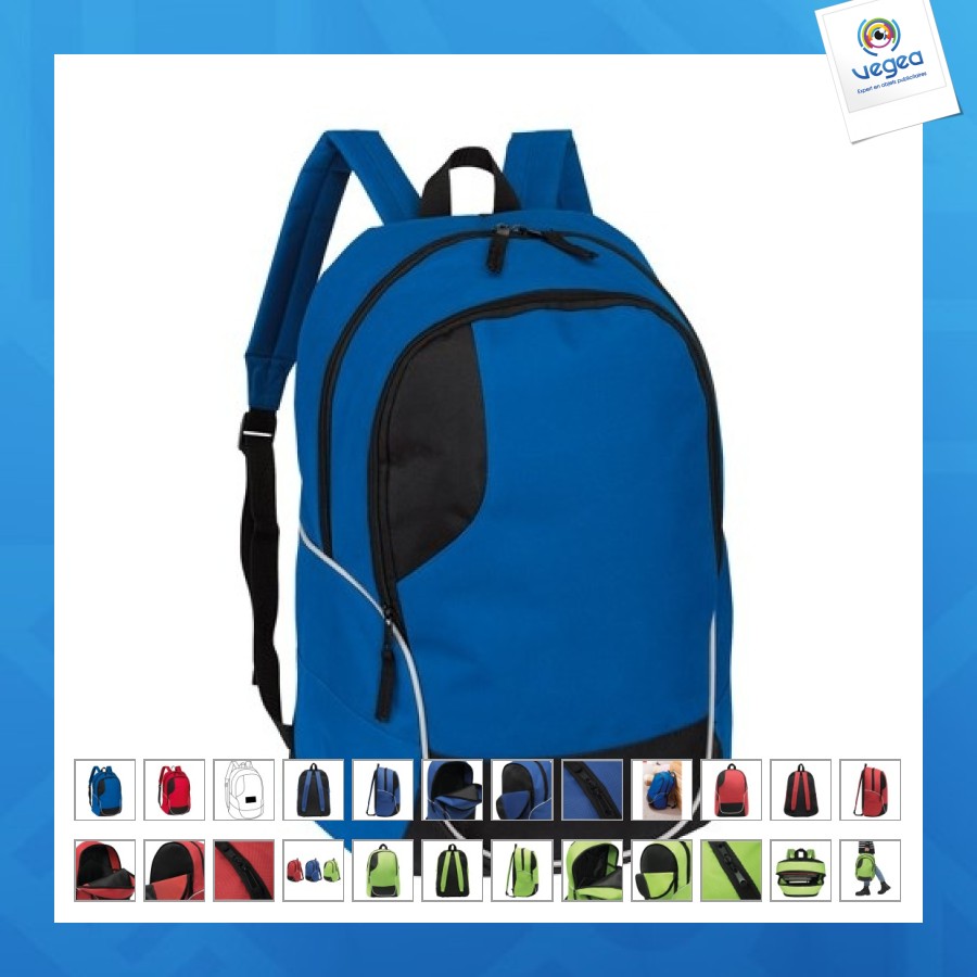 Sac à dos personnalisable curve