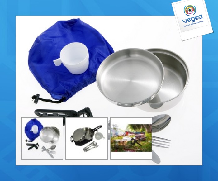 Popote scout 1 personne inox 83 mm ø 170 mm