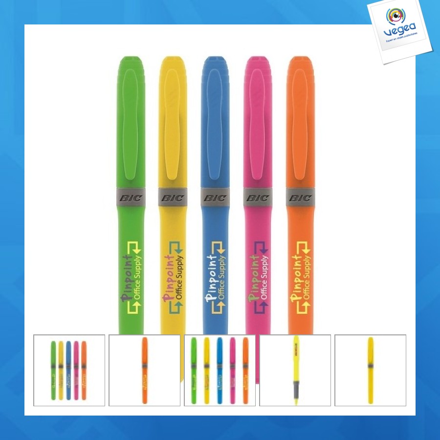 Bic® brite liner® grip surligneur personnalisable
