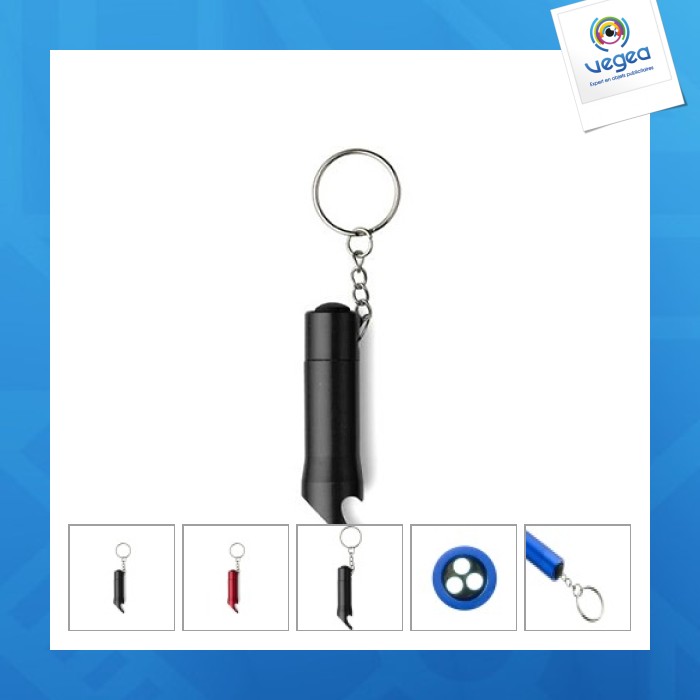 Porte-clés personnalisable torche