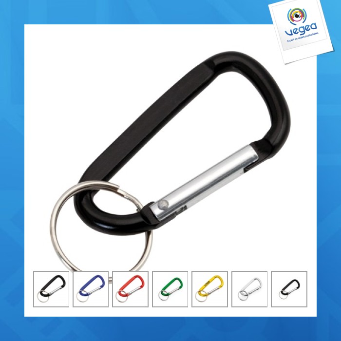 Porte-clés mousqueton personnalisé