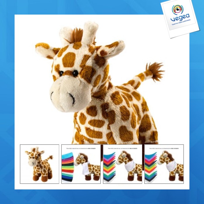 Peluche personnalisable girafe - mbw