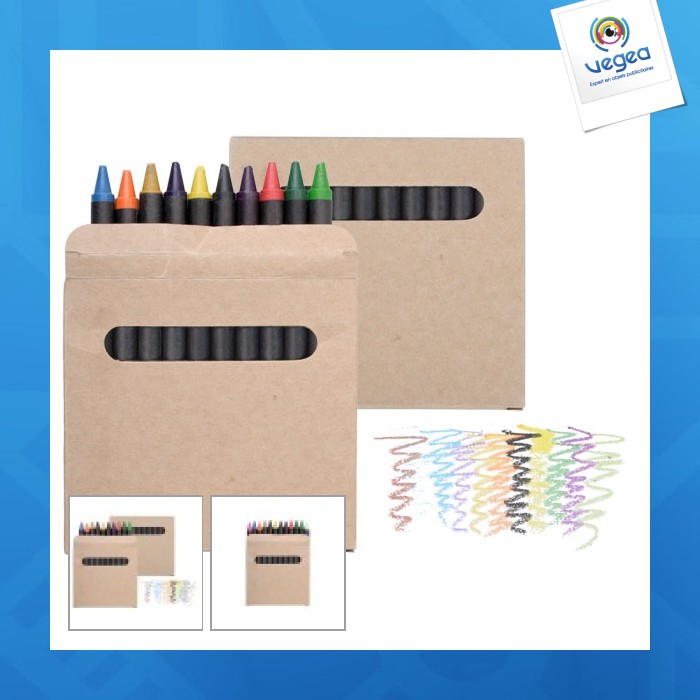 Set de 12 pastels de couleurs
