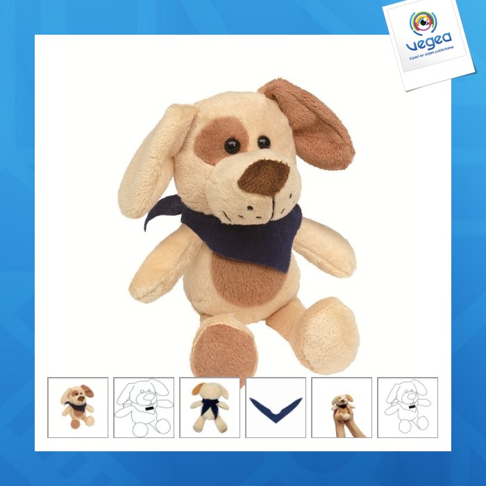 Peluche chien personnalisée