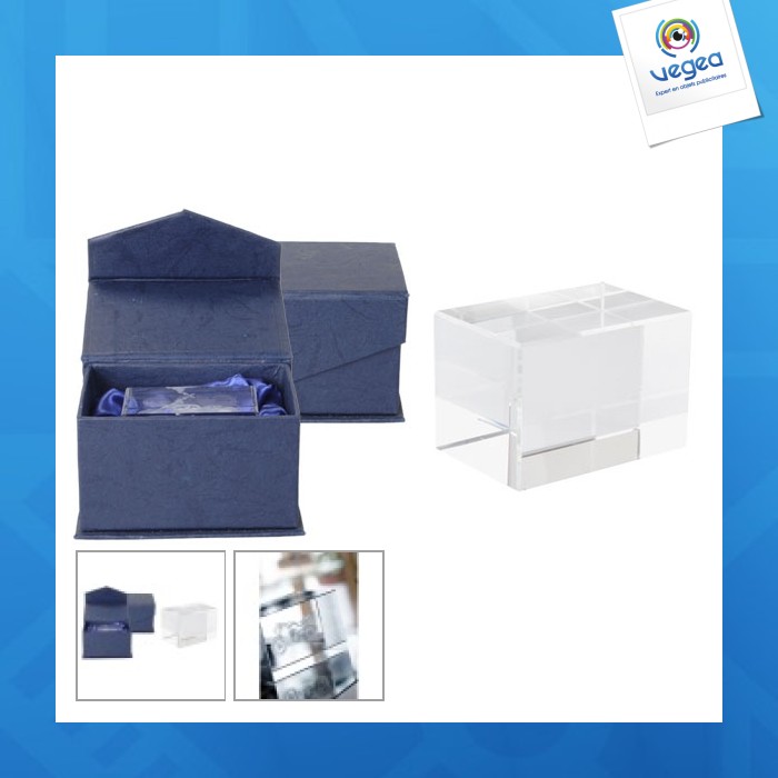 Bloc en verre personnalisable