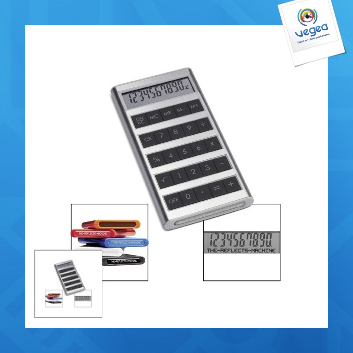 Calculatrice solaire publicitaire reeves