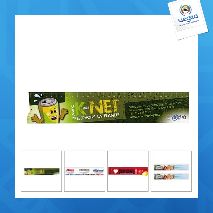 Règle publicitaire souple 30cm