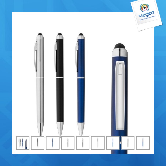 Stylo à bille personnalisable avec clip en métal