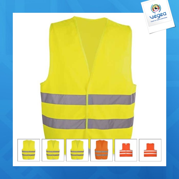 Gilet de sécurité publicitaire haute visibilité