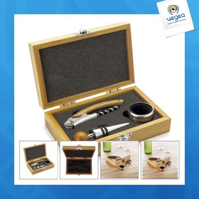 Coffret de sommelier en bambou