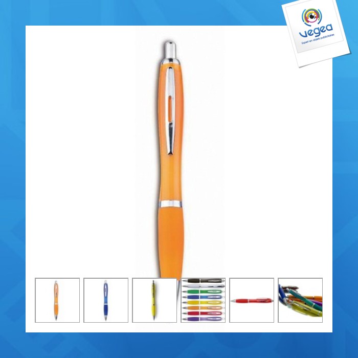 Stylo bille personnalisé translucide