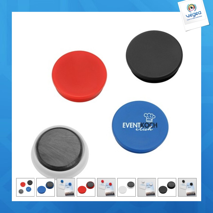 Aimant personnalisable puissant ø3cm