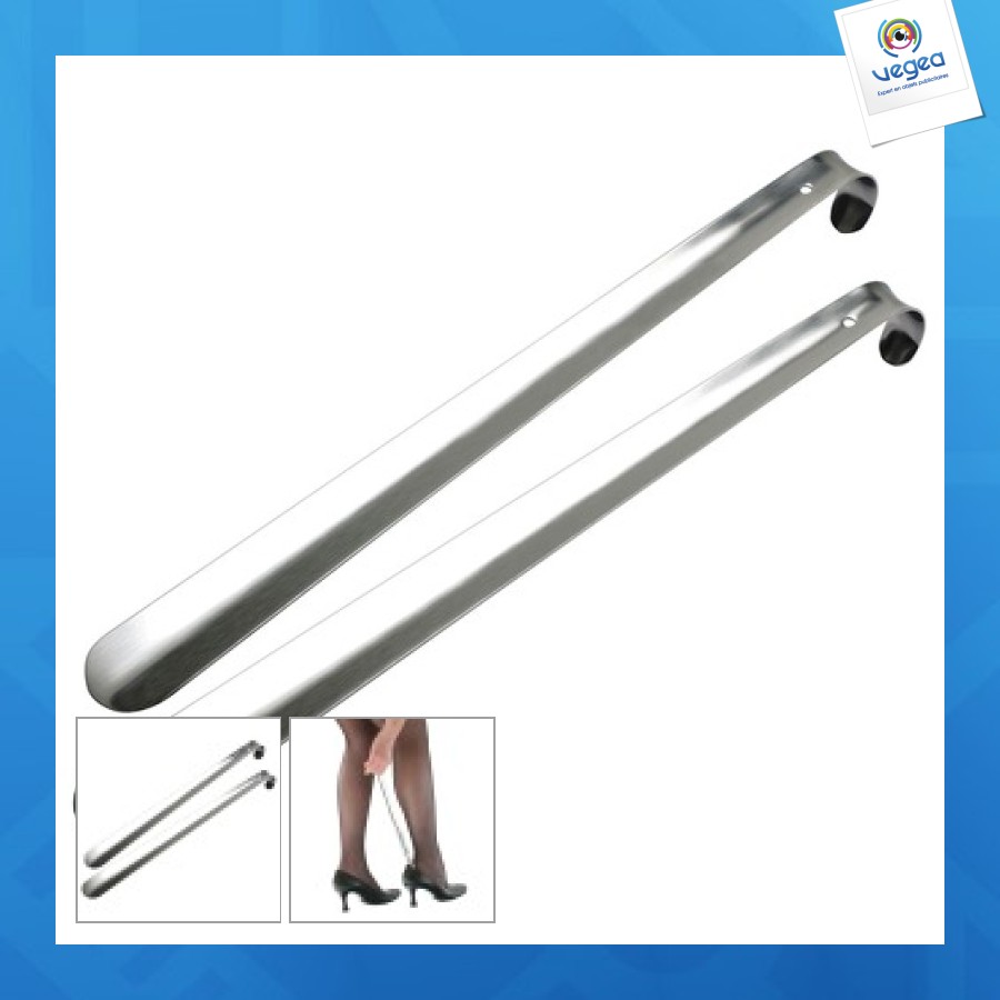 Chausse-pied personnalisable acier inoxydable
