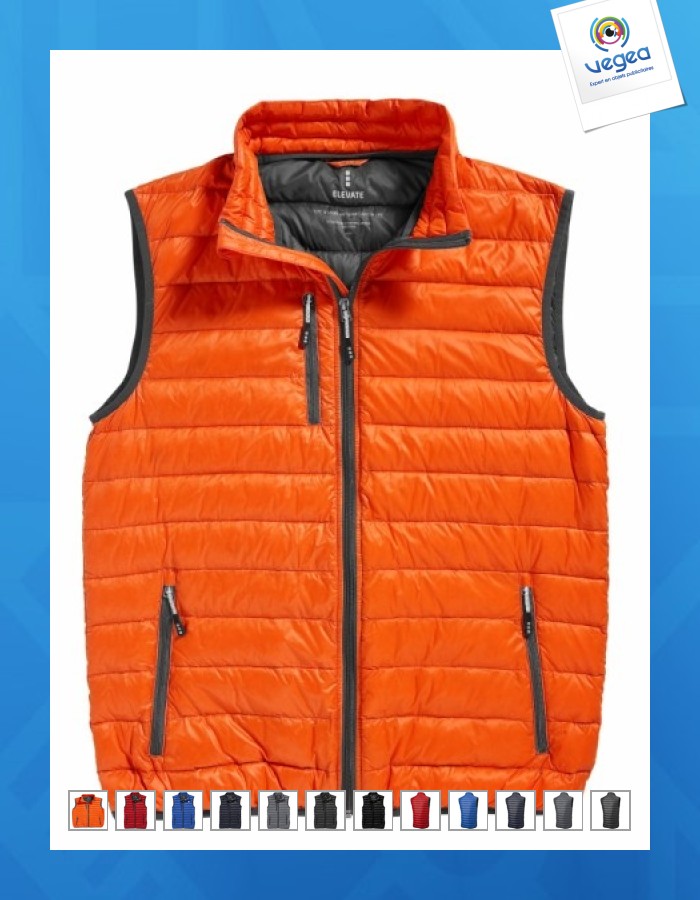 Bodywarmer personnalisable duvet léger homme fairview