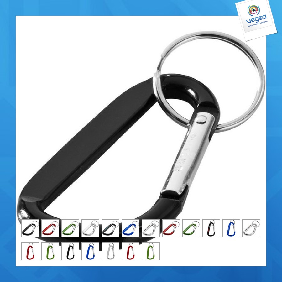 Porte-clés mousqueton personnalisable timor