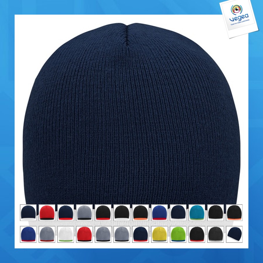 Bonnet personnalisable tricot - myrtle beach