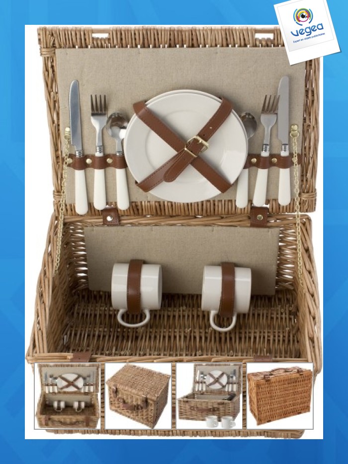 Panier pique-nique personnalisé 2 personnes