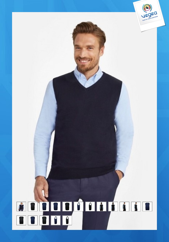 Pull sans manches personnalisable gentlemen