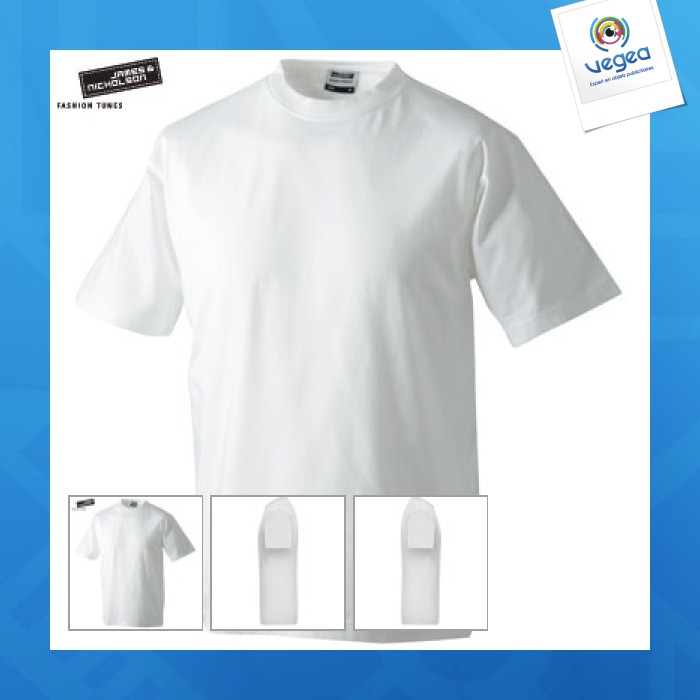 T-shirt personnalisable workwear homme - james nicholson