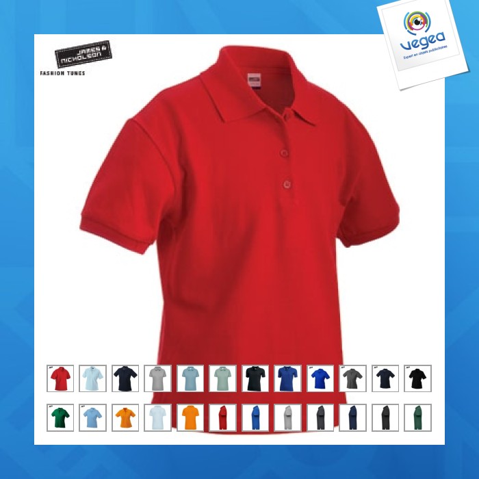 Polo publicitaire workwear femme - james nicholson