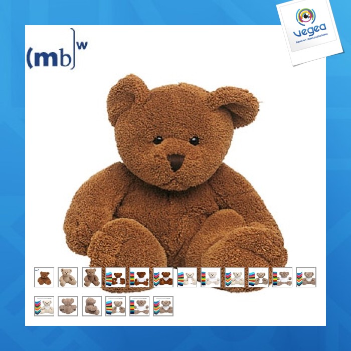 Peluche ours publicitaire - mbw